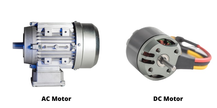 DC motor, AC motor