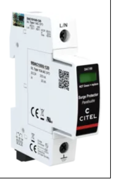 Citel DIN Rail AC Surge Protection Virginia